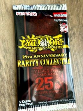 Yu-Gi-Oh! 25th Anniversary Rarity Collection Booster Pack sealed 1st edition